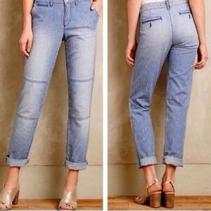 Pilcro Stripe Blue Hyphen Fit Jeans size 29